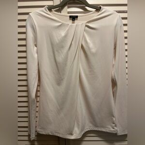 Talbots Cream Long Sleeve Top